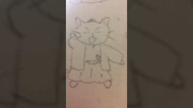 ねこねこ日本史 桂小五郎描いてみた