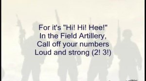 The Caisson Song (Original US Army Song) - Singalong with Lyrics