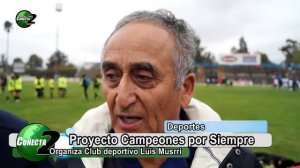 Proyecto Campeones por Siempre Organiza Club deportivo Luís Musrri