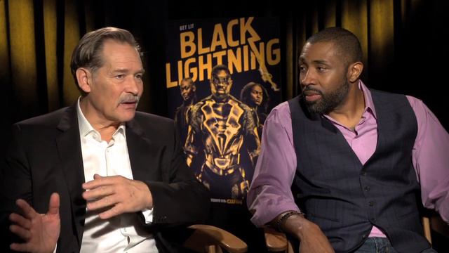 BLACK LIGHTNING Interviews: Cress Williams China Anne McClain Nafessa Williams Christine Adams