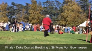 Finals - Duke Conrad Breakring v Sir Munz Von Goerhausen