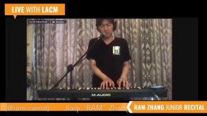 Jiaqi "RAM" Zhang Junior Recital