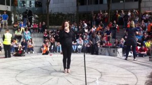 Niamh Kavanagh performs at Dublin Pride 2011