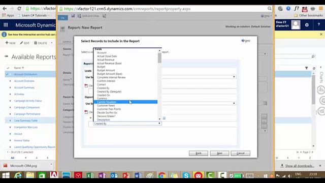 Reporting in Dynamics CRM 2016 Reprot Wizard смотреть онлайн