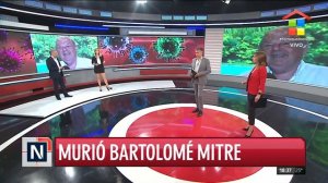 Murió Bartolomé Mitre