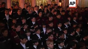 Orthodox Christians celebrate Easter Mass led by Patriarch Ilia II