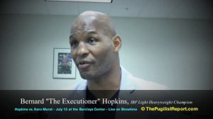 BERNARD "The Executioner" HOPKINS on fighting KARO MURAT, July 13th at the Barclays Center