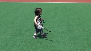 The Tiger Woods of hockey - Ken and Erika Bach, aged 18 months start mini hockey at HKFC