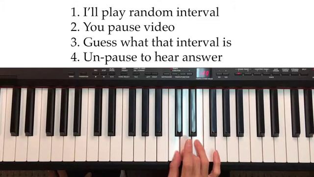 Intervals exercise