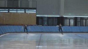 Speed Skating - Heather Richardson and Jennifer Rodriguez - 500 Meters - October 10, 2009