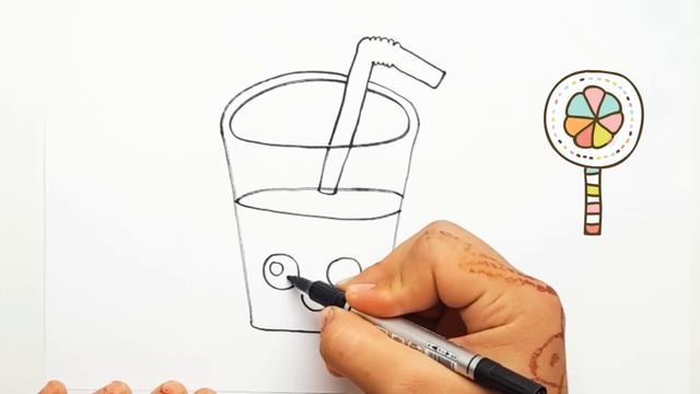 Easy drawing for Kids | कांच का चित्र | стекло рисунок | dessin facile pour les enfants смотреть онлайн