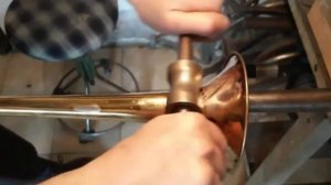 King Trumpet renovation with matt lacquering