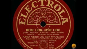 Meine Liebe,  deine Liebe / Marek Weber  und sein Orchester