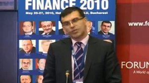 Simeon Djankov, Deputy Prime Minister of Bulgaria at FINANCE FORUM 2010 part 1