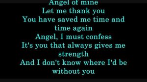 Amanda Somerville - Angel Of Mine Lyrics