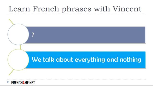 French Video Exercises  I  30 000Phrases in French and English  I  Part 266
