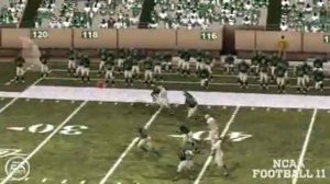 NCAA 11 Dynasty Year 1 - Rob Calabrese 48-yard TD run at Marshall