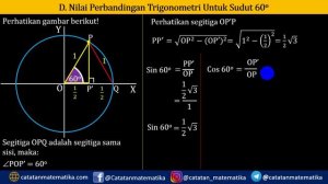 Nilai Perbandingan Trigonometri Sudut Sudut Istimewa dan 4 Contoh Soal | Matematika Wajib Kelas 10