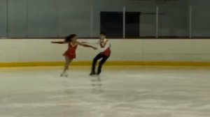 Christmas Pair Skating - Rebekah and Joel Schneider-Farris