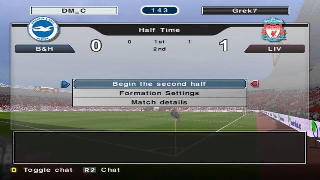 Retro PES АПЛ Брайтон - Ливерпуль
