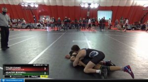 High School Boys 113 Hunter Bogwill Izzy Style Wrestling Vs Tyler Evans Wolves Wrestling Club