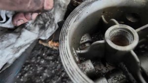 Замена РАЗГРУЗОЧНОГО КРАНА на америке INTERNATIONAL 9400