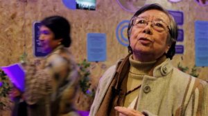 Elsa fung - Educadora reconocida durante el Foro Igualdad de Género y Seguridad Hídrica