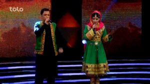 زلاله هاشمی و بابک محمدی – شاد کن جان من – اعلان نتایج 9 بهترین / Zulala Hashemi and Babak Mohammad