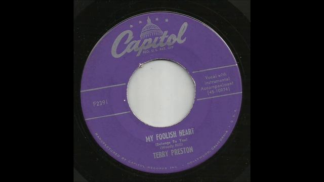 Terry Preston - My Foolish Heart (Belongs To You) смотреть онлайн