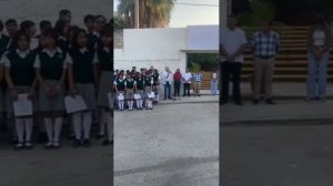 Ceremonia De Develación De La Nueva Entrada De La Escuela Secundaria Guadalupe Victoria 🌴🦀🏖️🌴🦀🏖️🌴🦀