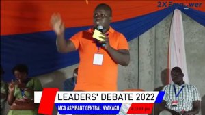 Part one: Hon David Onyango Ochola Janyabola on Leaders Debate 2022 at Pap-Onditi