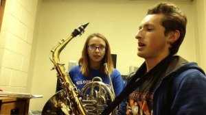 French horn vs Saxophone challenge