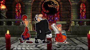 Dr Livesey walking Mortal Kombat 3 stages