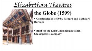 Intro to Theatre with Mr  Lawrence - Elizabethan Era Episode 2 - Elizabethan Theatres