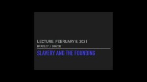 Slavery and the American Founding