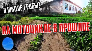 На мотоцикле в деревню, где вырос. Места из детства.
