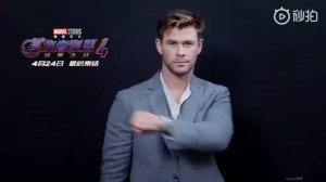 Chris Evans, Chris Hemsworth, Paul Rudd & Jeremy Renner in Shanghai, China