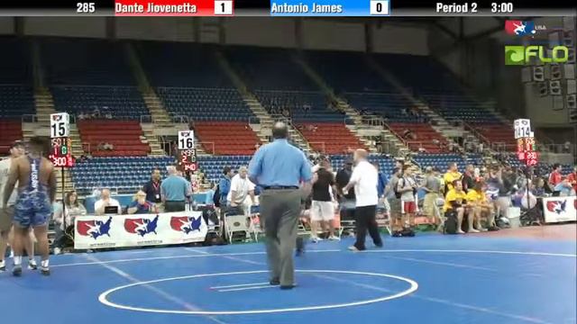 Cadet 285 - Dante Jiovenetta (Florida) vs. Antonio James (Illinois) смотреть онлайн