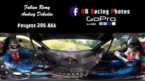 caméra embarquée 360° -  Rallye Ruppéen 2016, Fabien Remy - Audrey Dehedin