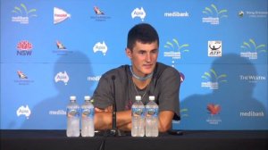 Tomic press conference (12/1/11): Medibank International Sydney