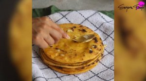 How to make Makki di Roti - Punjabi Cornmeal Flatbread - in English