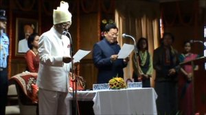 Shri Pawan Chamling swearing in as the Chief Minister - 2014