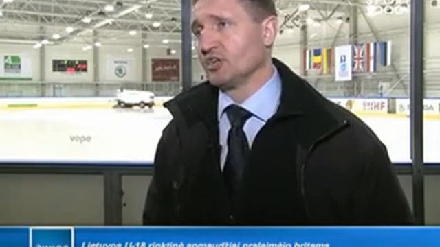 SPORT1:Lietuvos U-18 ledo ritulio rinktinė apmaudžiai pralaimėjo britams.