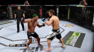 EA Sports UFC Online: Louis Gaudinot VS Brad Pickett- Knocked Out Cold!