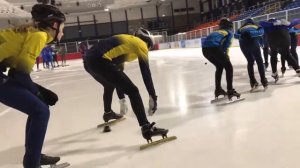 Tweede shorttrack training HGI HardGaatie