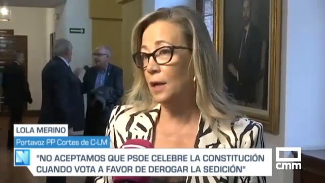 Declaraciones de Lola Merino en las Cortes por el Acto del Día de la Constitución смотреть онлайн