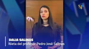 Dalia Salinas nieta del profesor Pedro José Salinas