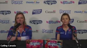 Media Scrum - Draw 3 - 2022 Scotties Tournament of Hearts