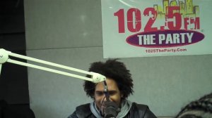 Jaiko in the 102.5 The Party Studio