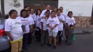 Emiliano recorriendo la colonia Eusebio Jauregui